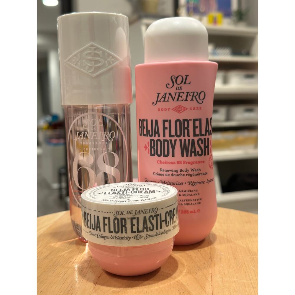 Sol de Janerio 68 Beija Flor Elasti Set - Body Wash, Spray & Lotion